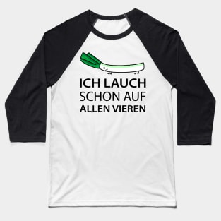 Funny leek in stress Baseball T-Shirt